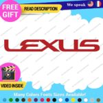 Fits Lexus Decals Stickers Vinyl Sport Racing Car  Truck Race Class SUV Caliper - Image 19