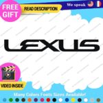 Fits Lexus Decals Stickers Vinyl Sport Racing Car  Truck Race Class SUV Caliper - Image 24
