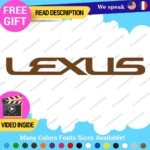 Fits Lexus Decals Stickers Vinyl Sport Racing Car  Truck Race Class SUV Caliper - Image 27
