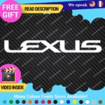 Fits Lexus Decals Stickers Vinyl Sport Racing Car  Truck Race Class SUV Caliper - Image 25