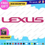 Fits Lexus Decals Stickers Vinyl Sport Racing Car  Truck Race Class SUV Caliper - Image 14