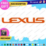 Fits Lexus Decals Stickers Vinyl Sport Racing Car  Truck Race Class SUV Caliper - Image 20