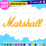 Fits Marshall Amplifier Old Decals Stickers Vinyl Guitar Amp Electric Jack Music - Image 27