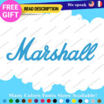 Fits Marshall Amplifier Old Decals Stickers Vinyl Guitar Amp Electric Jack Music - Image 29