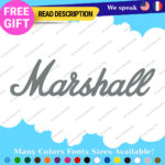 Fits Marshall Amplifier Old Decals Stickers Vinyl Guitar Amp Electric Jack Music - Image 26