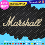 Fits Marshall Amplifier Old Decals Stickers Vinyl Guitar Amp Electric Jack Music - Image 28