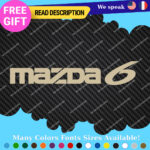 Fits Mazda 6 Decals Stickers Vinyl Emblem JDM Drift Tuning Door Fuel Rim Japan - Image 28