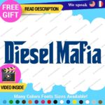 Diesel Mafia Black Smoke Decals Stickers Vinyl Fuel Gas Truck Only Inside Turbo - Image 12