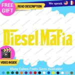 Diesel Mafia Black Smoke Decals Stickers Vinyl Fuel Gas Truck Only Inside Turbo - Image 4