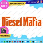 Diesel Mafia Black Smoke Decals Stickers Vinyl Fuel Gas Truck Only Inside Turbo - Image 7