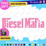 Diesel Mafia Black Smoke Decals Stickers Vinyl Fuel Gas Truck Only Inside Turbo - Image 9