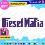 Diesel Mafia Black Smoke Decals Stickers Vinyl Fuel Gas Truck Only Inside Turbo - Image 10