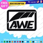 Fits AWE Tuning Decals Stickers Vinyl Exhaust Muffler Intake Life Foiler Coolers