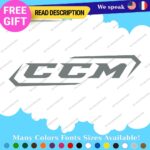Fits CCM Hockey Modern Decal Stickers Vinyl Vintage Helmet Ice Skate Game