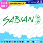 Fits Sabian Cymbals Decals Stickers Vinyl Music Drum Bass Band Pearl Head Rock - Image 16