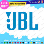 Fits JBL Decals Stickers Speaker Bluetooth Headphone Earbuds Black Matte Music - Image 12