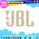 Fits JBL Decals Stickers Speaker Bluetooth Headphone Earbuds Black Matte Music - Image 18