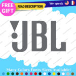 Fits JBL Decals Stickers Speaker Bluetooth Headphone Earbuds Black Matte Music - Image 19