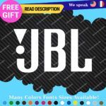 Fits JBL Decals Stickers Speaker Bluetooth Headphone Earbuds Black Matte Music - Image 4