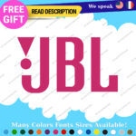 Fits JBL Decals Stickers Speaker Bluetooth Headphone Earbuds Black Matte Music - Image 6