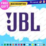 Fits JBL Decals Stickers Speaker Bluetooth Headphone Earbuds Black Matte Music - Image 8