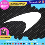 Fits Orange McLaren Decals Stickers Vinyl Mc Automotive F1 Brake Laren Wheels - Image 3