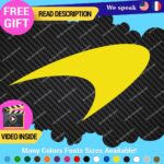 Fits Orange McLaren Decals Stickers Vinyl Mc Automotive F1 Brake Laren Wheels - Image 5