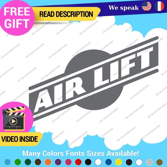 Fits White Air Lift Performance Decals Stickers Vinyl Airmax Suspension Link - Image 12