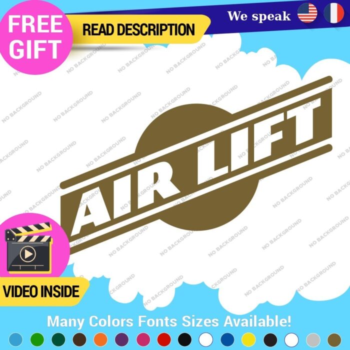 Fits White Air Lift Performance Decals Stickers Vinyl Airmax Suspension Link - Image 13