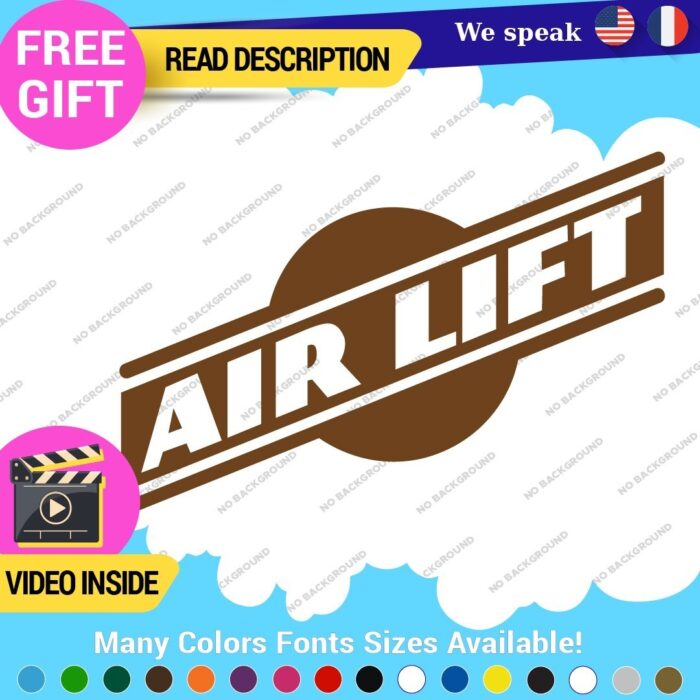 Fits White Air Lift Performance Decals Stickers Vinyl Airmax Suspension Link - Image 14