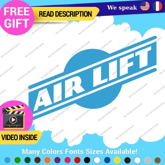 Fits White Air Lift Performance Decals Stickers Vinyl Airmax Suspension Link - Image 15