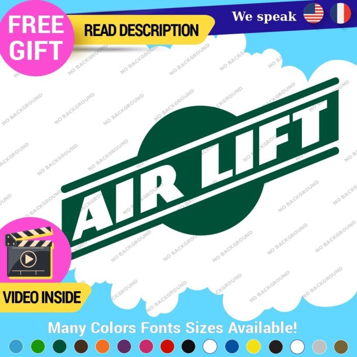 Fits White Air Lift Performance Decals Stickers Vinyl Airmax Suspension Link - Image 16