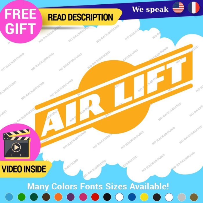 Fits White Air Lift Performance Decals Stickers Vinyl Airmax Suspension Link - Image 17