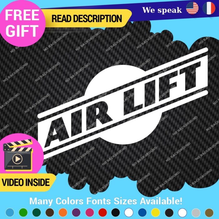 Fits White Air Lift Performance Decals Stickers Vinyl Airmax Suspension Link - Image 18