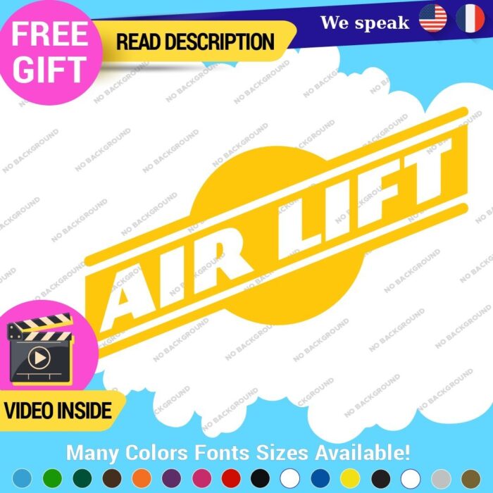 Fits White Air Lift Performance Decals Stickers Vinyl Airmax Suspension Link - Image 20