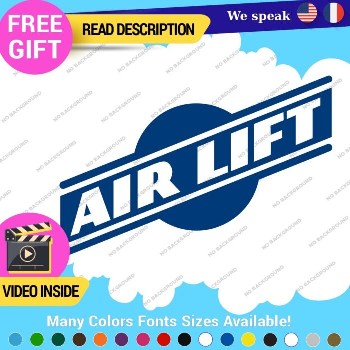 Fits White Air Lift Performance Decals Stickers Vinyl Airmax Suspension Link - Image 3