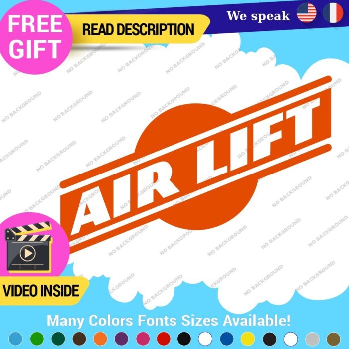 Fits White Air Lift Performance Decals Stickers Vinyl Airmax Suspension Link - Image 24