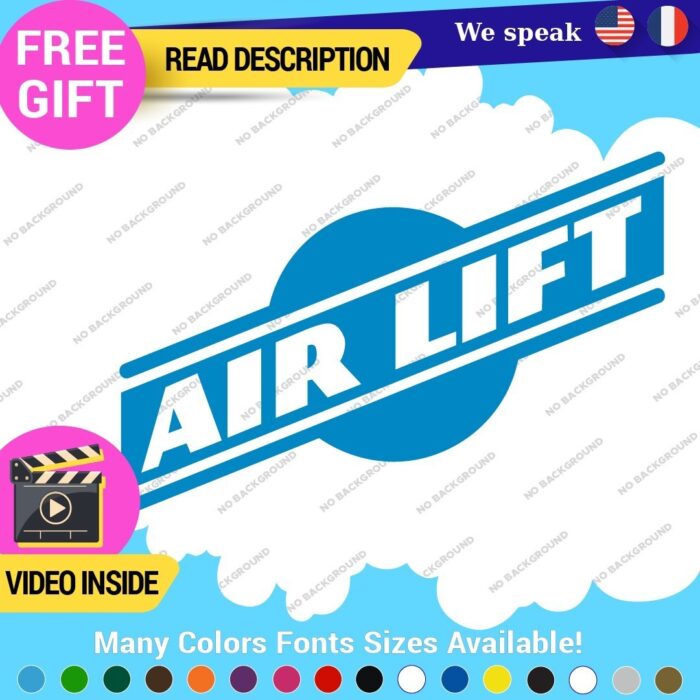 Fits White Air Lift Performance Decals Stickers Vinyl Airmax Suspension Link - Image 4