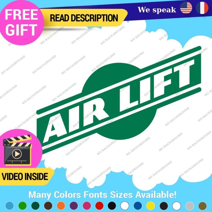 Fits White Air Lift Performance Decals Stickers Vinyl Airmax Suspension Link - Image 6