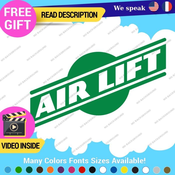 Fits White Air Lift Performance Decals Stickers Vinyl Airmax Suspension Link - Image 8