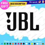 Fits JBL Decals Stickers Speaker Bluetooth Headphone Earbuds Black Matte Music - Image 30