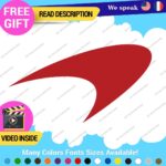 Fits Orange McLaren Decals Stickers Vinyl Mc Automotive F1 Brake Laren Wheels - Image 30