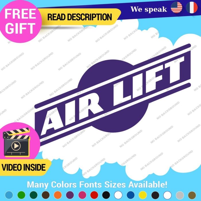 Fits White Air Lift Performance Decals Stickers Vinyl Airmax Suspension Link - Image 27