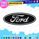 Fits Oval Ford Decal Sticker Vinyl Vintage Mustang Car Emblem Truck Build Escor - Image 3