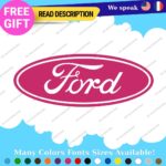 Fits Oval Ford Decal Sticker Vinyl Vintage Mustang Car Emblem Truck Build Escor - Image 5
