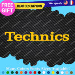 Fits Technics Decals Stickers Vinyl Turntable Amplifier Speaker Equalizer Box - Image 24
