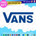 Fits Vans Skateboard Decal Vinyl Sticker Shoe Surf Wall Snowboard Snow Board Ski