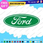Fits Oval Ford Decal Sticker Vinyl Vintage Mustang Car Emblem Truck Build Escor - Image 20