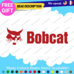 Fits BobCat Decals Stickers Vinyl Excavator Head Machinery Door Skid Steer Load - Image 12