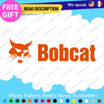 Fits BobCat Decals Stickers Vinyl Excavator Head Machinery Door Skid Steer Load - Image 13